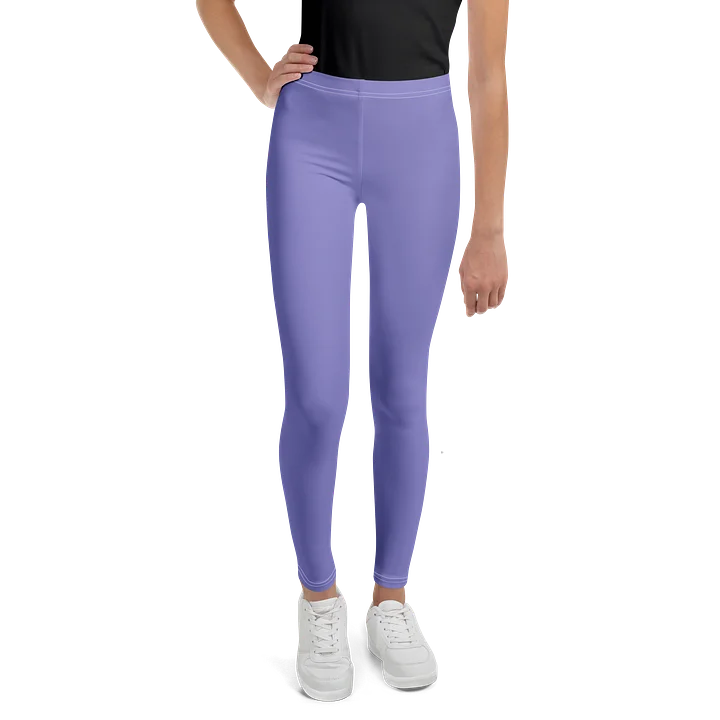 Lavender All-Over Print Youth Leggings product image (1)