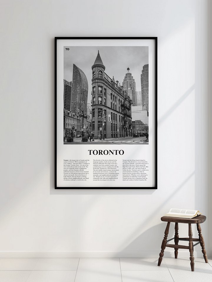 Toronto 05 Newspaper Poster | Framed product image (2)