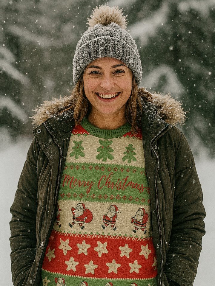 Festive Knitted Crewneck Sweater product image (1)