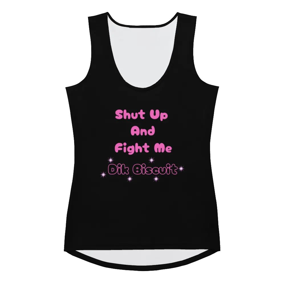 Fight Me Dik Biscuit Tank - Pink product image (3)