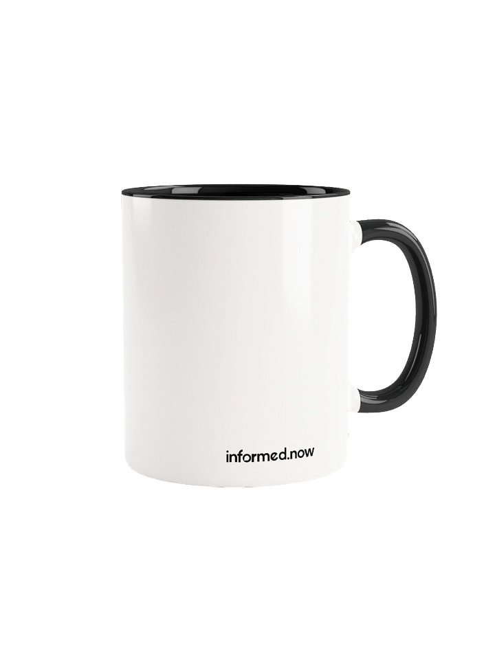 informed.now Ceramic Color Mug (Black) product image (2)