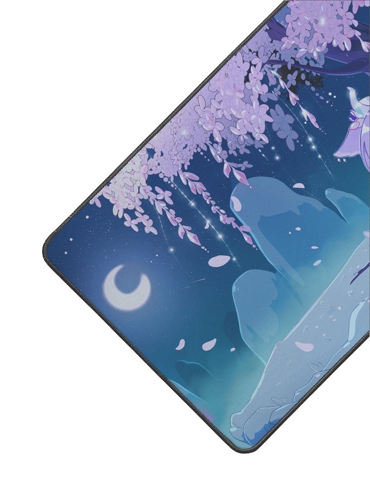 Small Sleepy Fox Desk Mat product image (2)