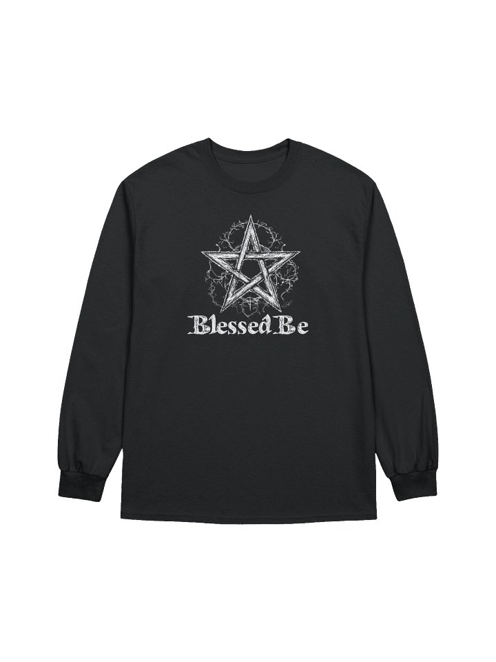 Blessed Be Pentagram Long-Sleeve T-Shirt product image (1)