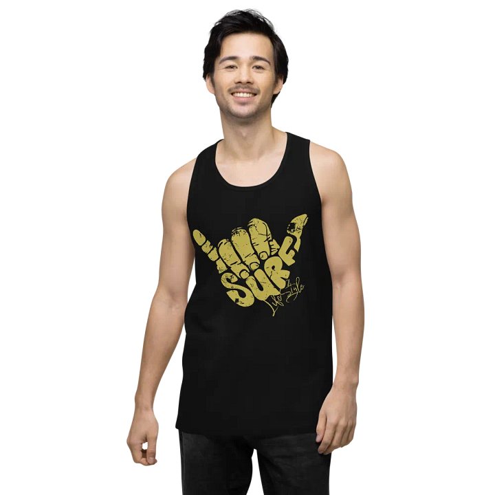 Shaka Surf Life Style Cotton Heritage Men's Premium Tank Top product image (2)