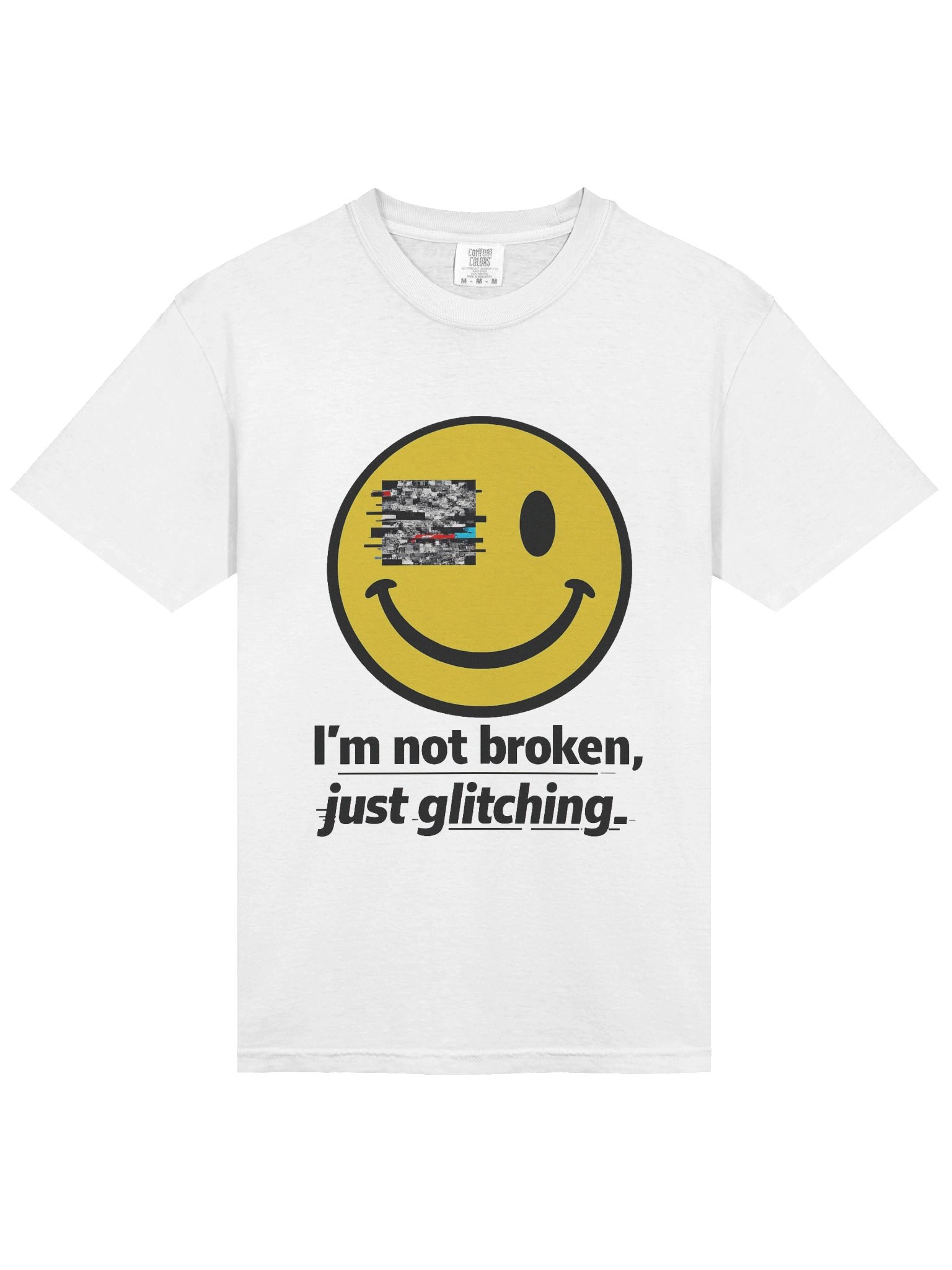 “Just Glitching” Retro Reality Tee product image (4)
