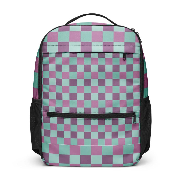 Aqua Lavender Skies All-Over Print Backpack product image (1)
