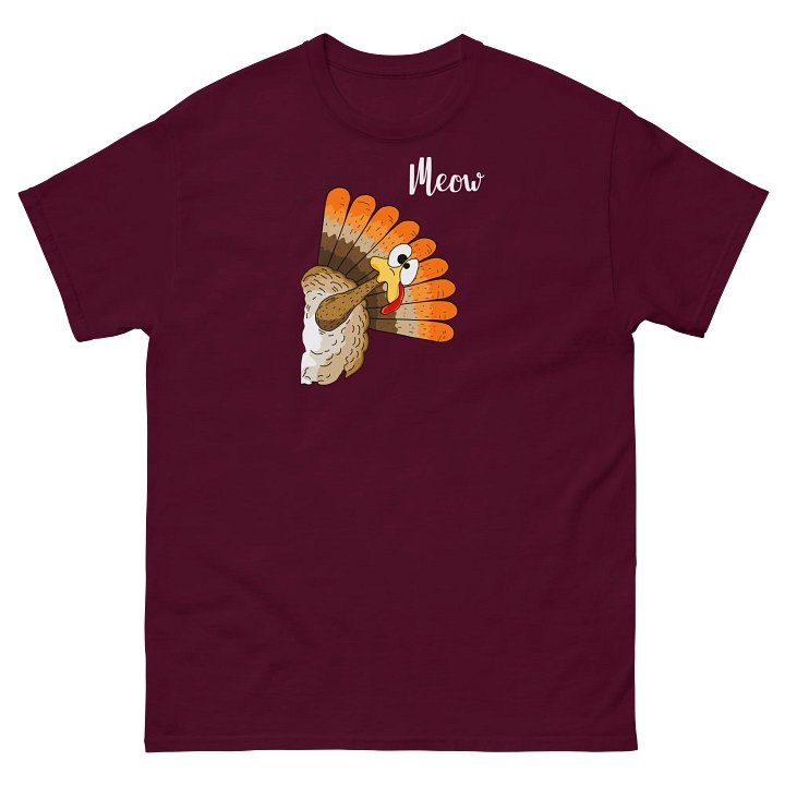 Whimsical Turkey Meow T-Shirt product image (2)