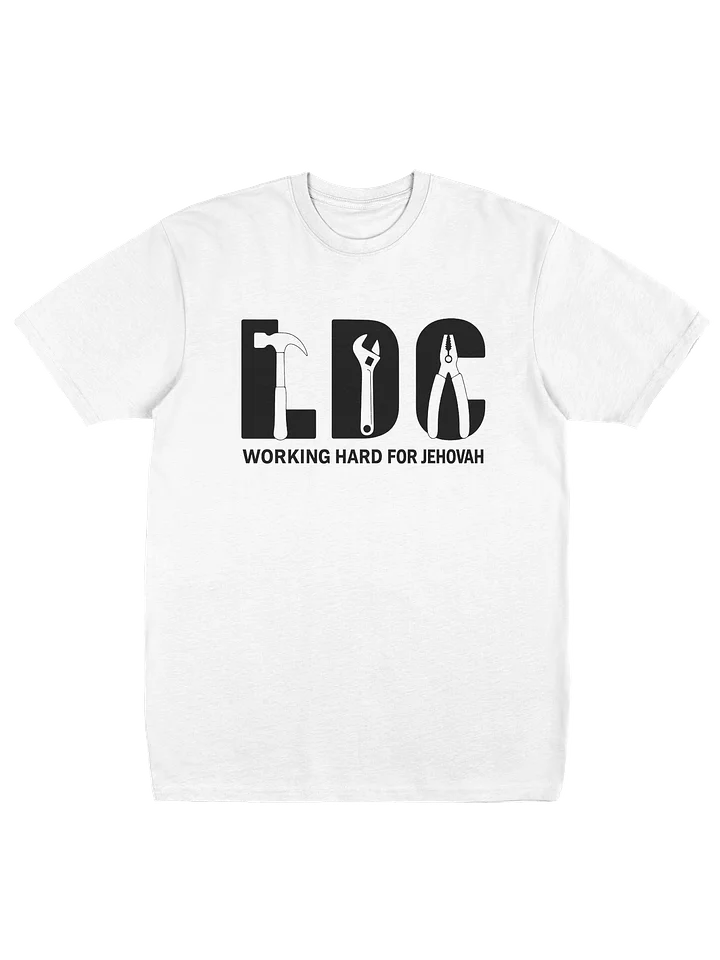 LDC Volunteer Tee – Heavyweight Cotton | Working Hard for Jehovah product image (9)