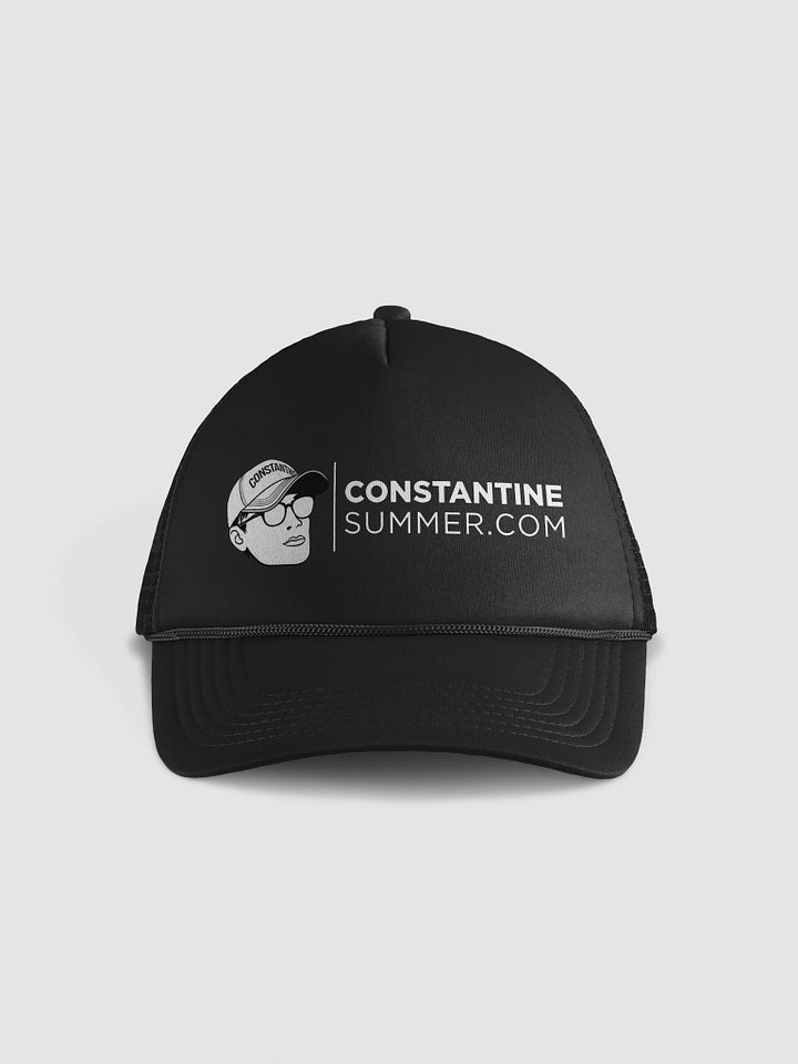 CONSTANTINESUMMER.COM: ICONIC LOGO HAT by Valucap (black) product image (1)