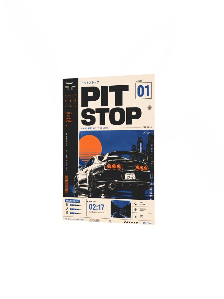 Pit Stop Series Matte Poster no. 01 product image (2)