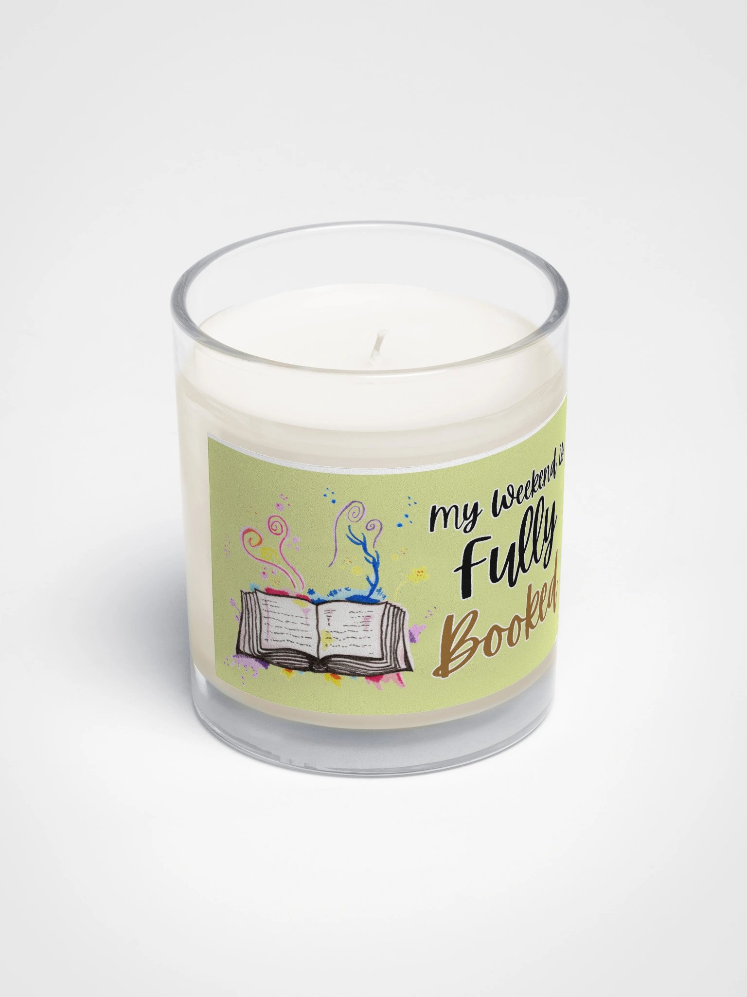 Book Magic Watercolour Candle product image (2)