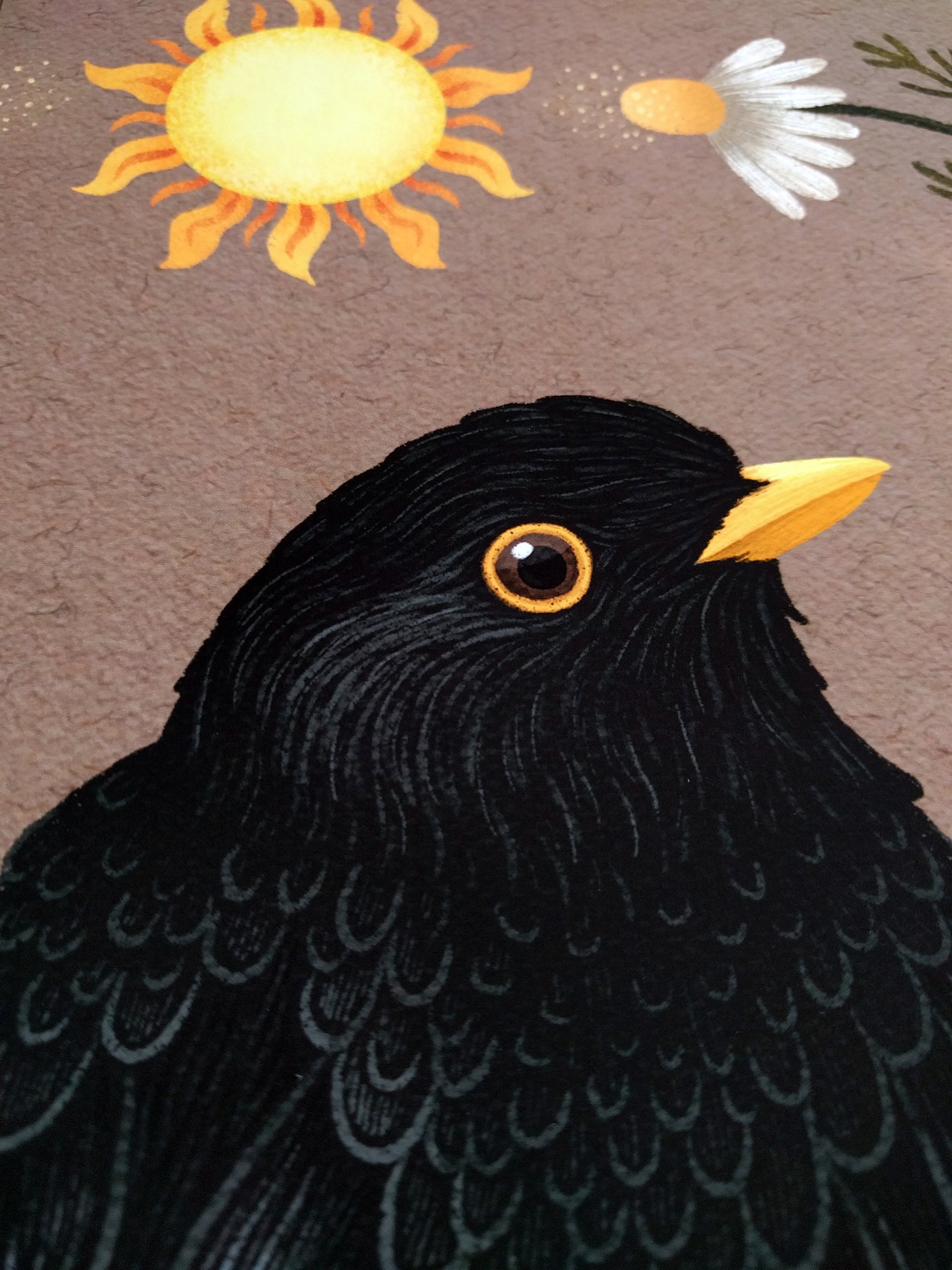 Blackbird Art Print, Pagan Décor product image (2)