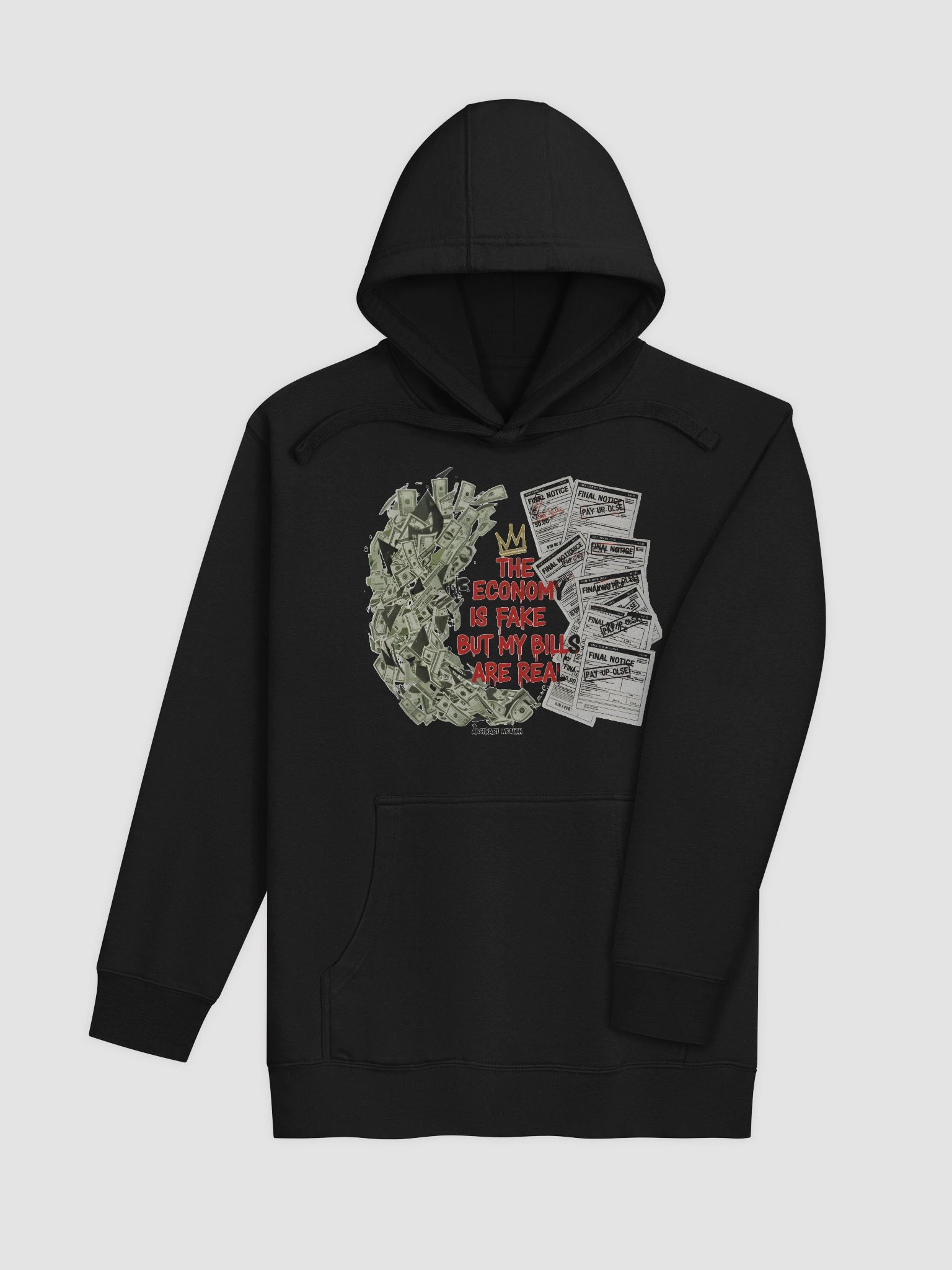 Fake Economy Real Bills Hoodie product image (4)
