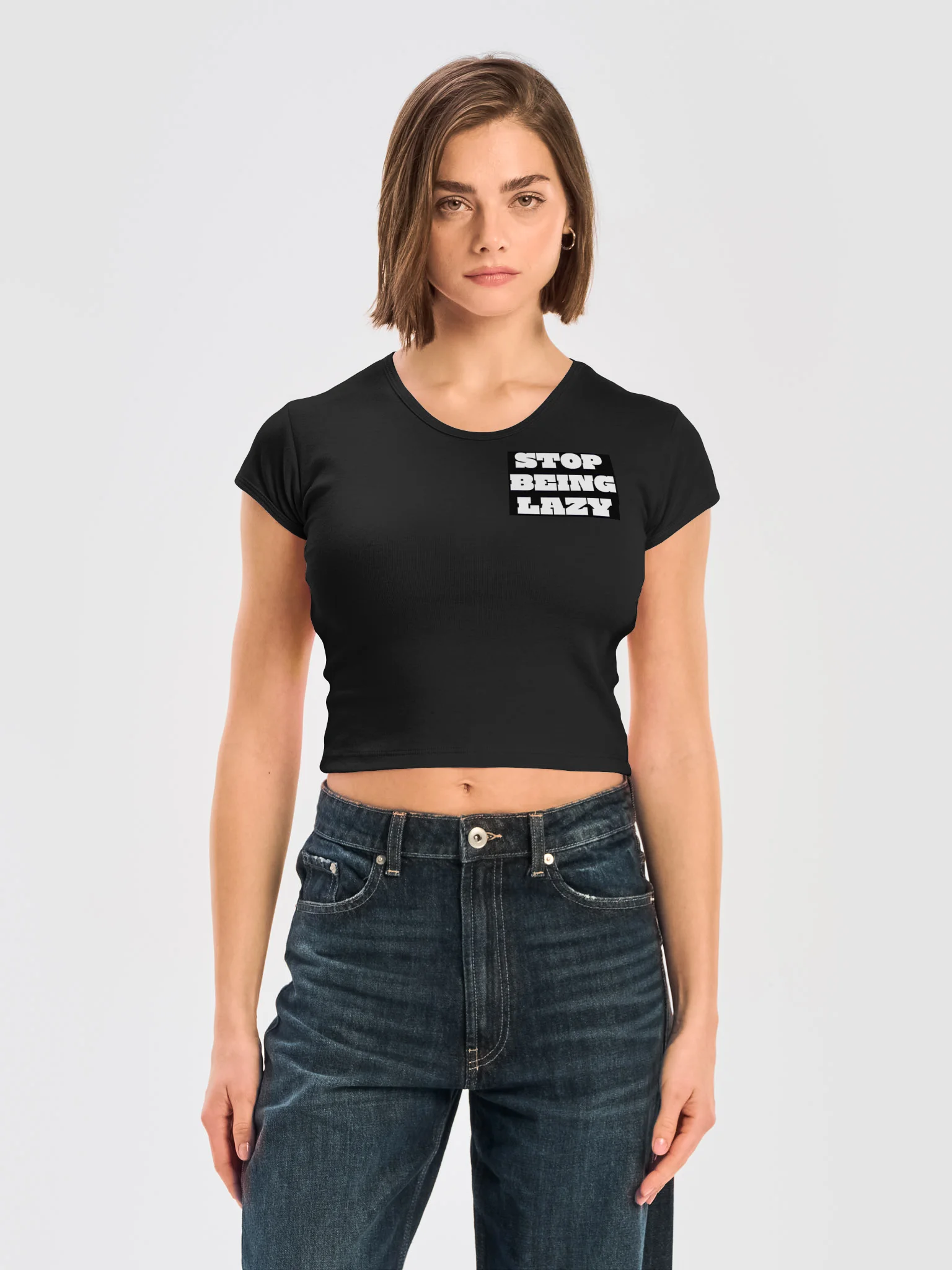 Stop Being Lazy — Women’s Classic Logo Tee product image (2)