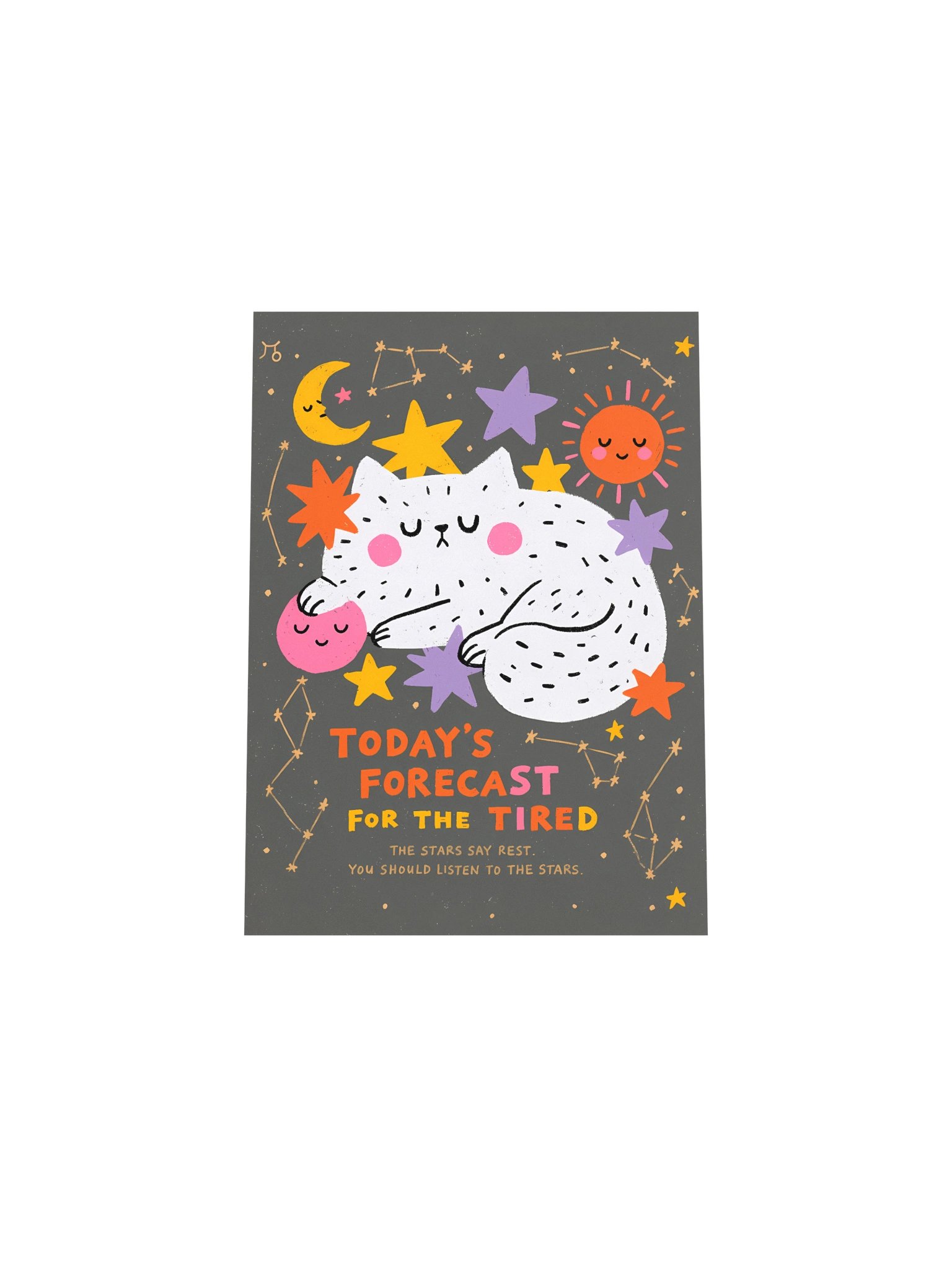 Today’s Forecast for the Tired Cat Poster product image (19)