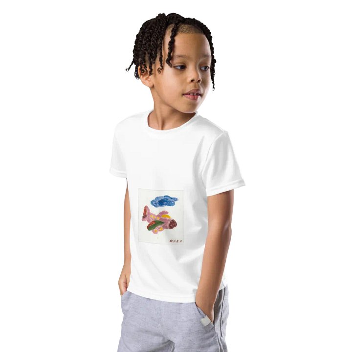 Kid Airplane (All-Over Print Kids Crew Neck T-Shirt) product image (2)
