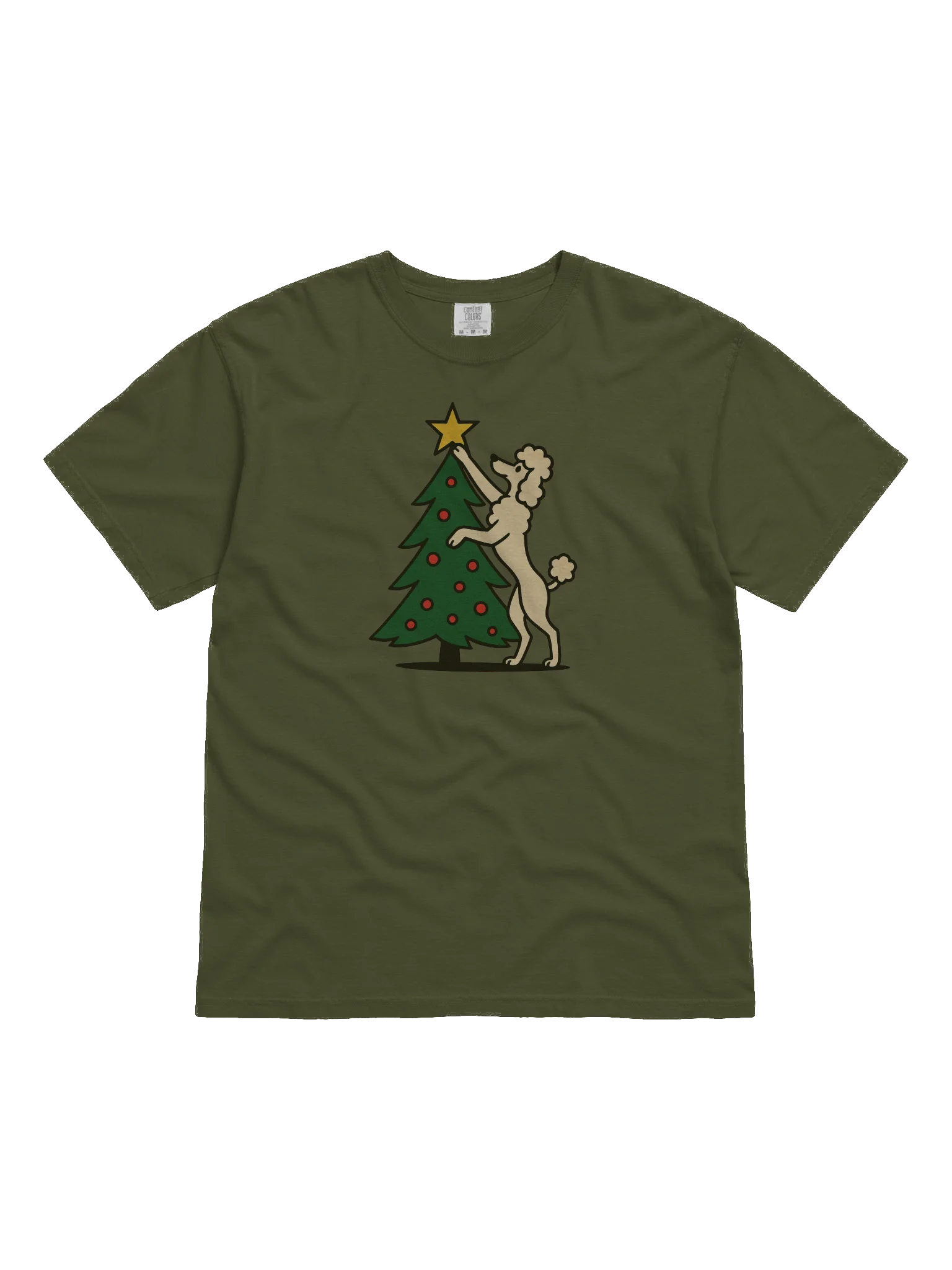 Poodle Christmas T-Shirt product image (1)