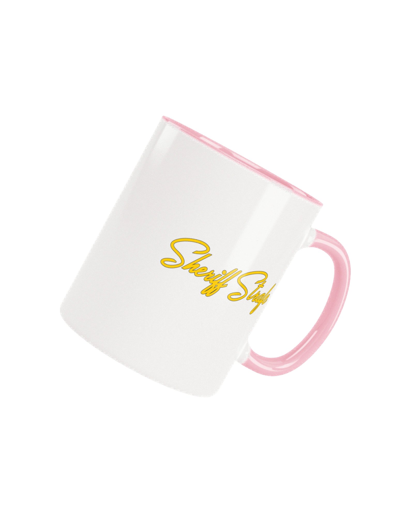 Sheriff Logo And Name Ceramic Mug with Color Inside product image (4)