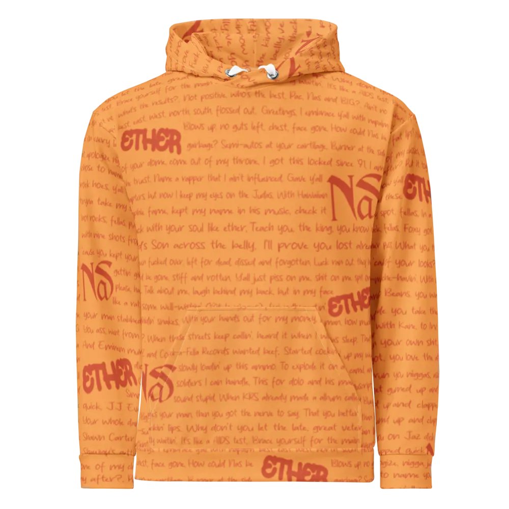 Ether - Nas - Orange - Unisex Hoodie product image (2)