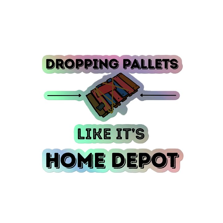 Pallets Holographic Sticker Sheet product image (2)
