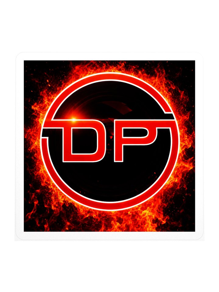 Dust Paranormal fire 3" x 3" sticker product image (1)