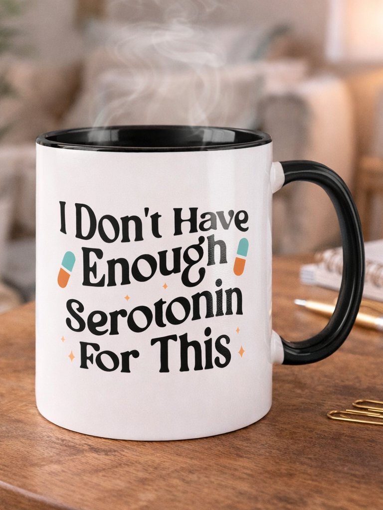 I Don’t Have Enough Serotonin for This Ceramic Mug product image (1)