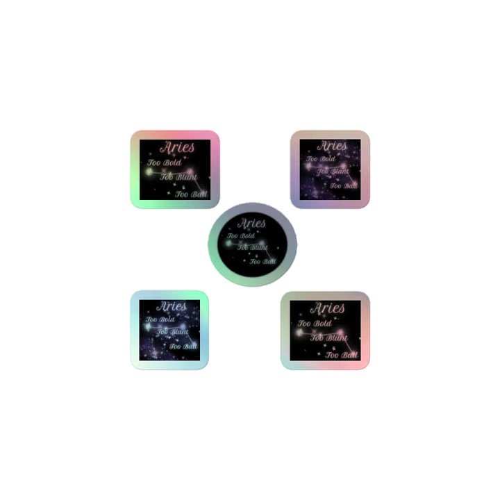 Aries 2025, Constellation, Hole Sticker Pack product image (1)