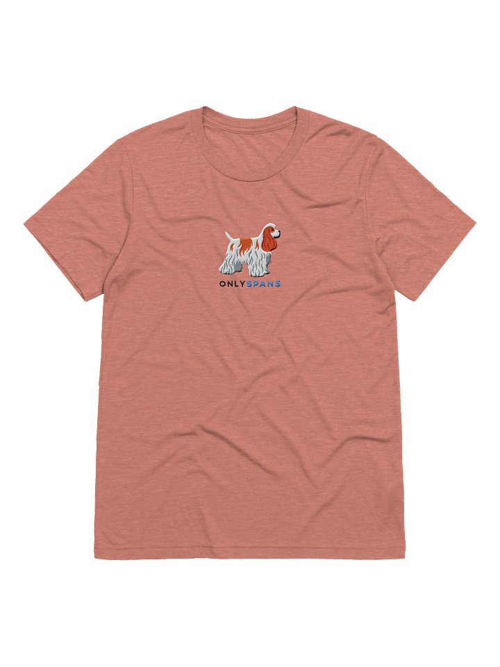 Only Spans T-Shirt(Embroidered) of an American Cocker Spaniel(Red & White) product image (6)