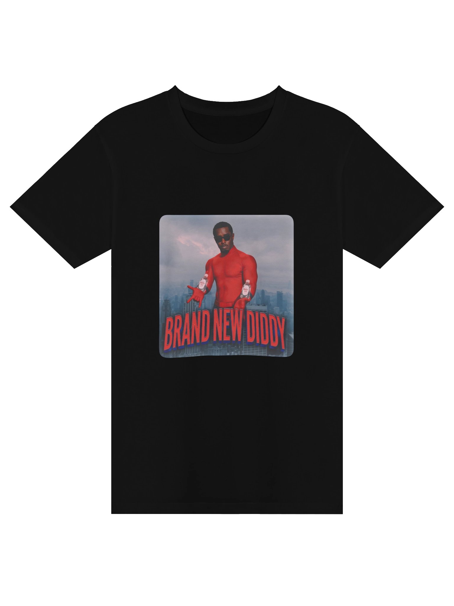 Brand New Diddy Graphic T-Shirt – Funny Parody Tee with Baby Oil product image (2)