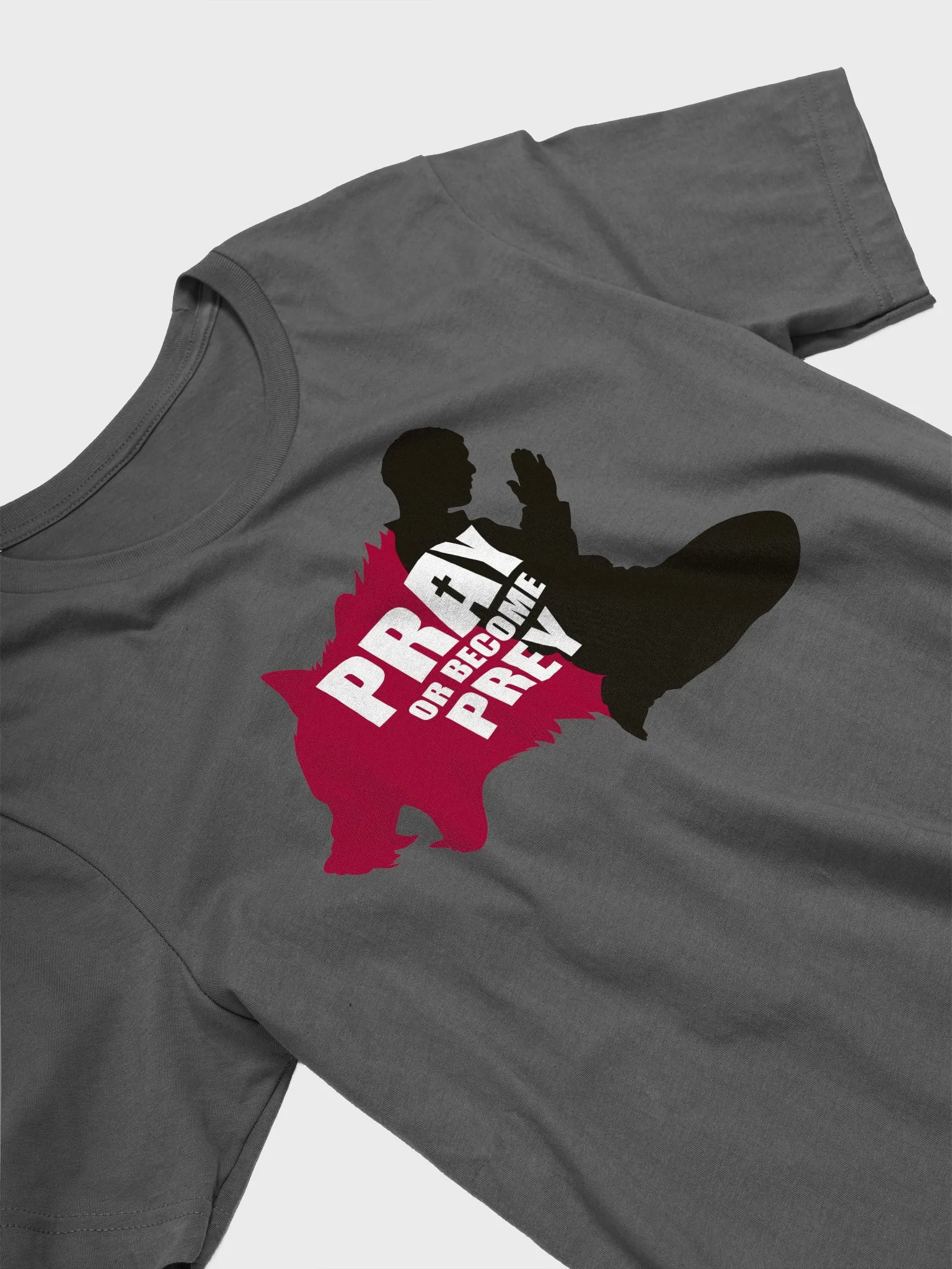 Pray or become Prey Wolf - Bella+Canvas 3001 product image (2)