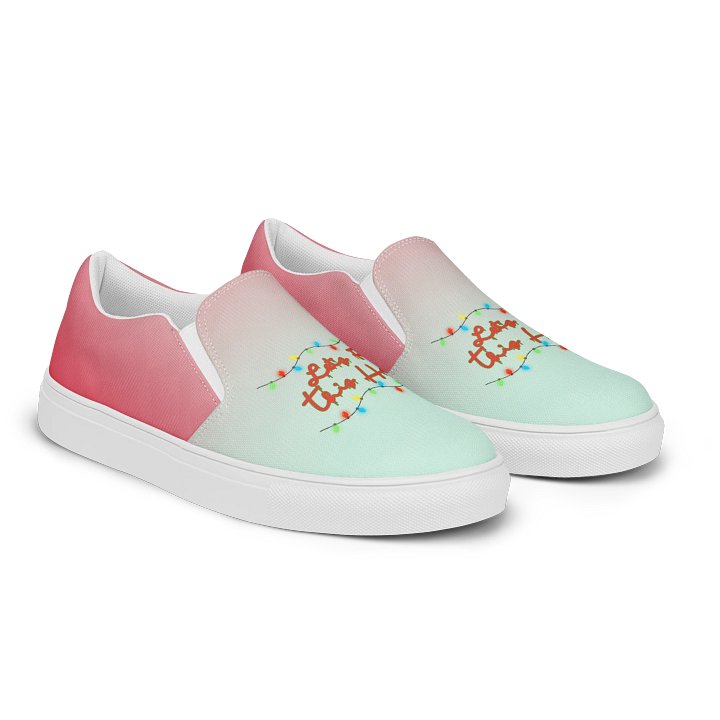 Lets Rock This Holiday Women's Canvas Shoes product image (2)