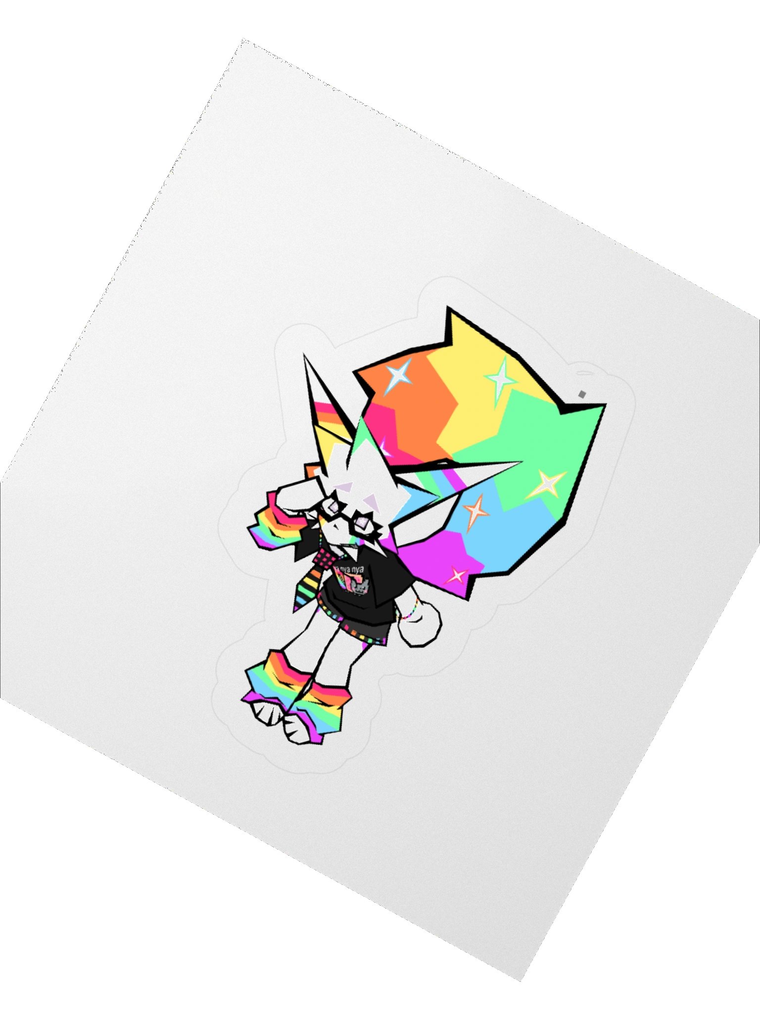 glitter leaning sticker product image (2)
