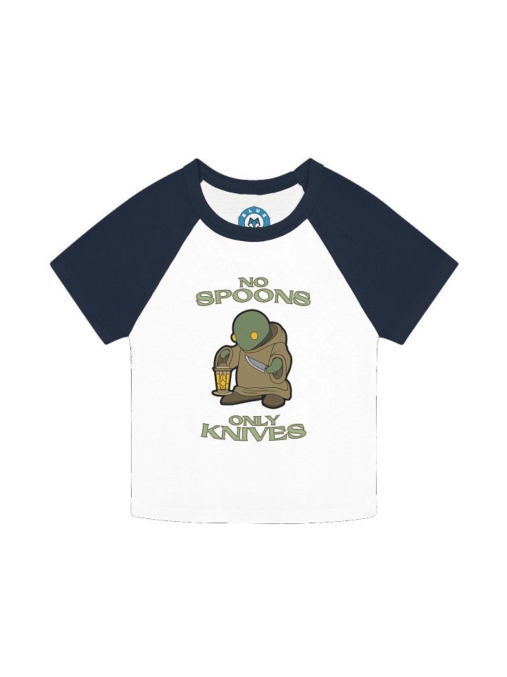 No Spoons, Only Knives! Baby tee product image (1)