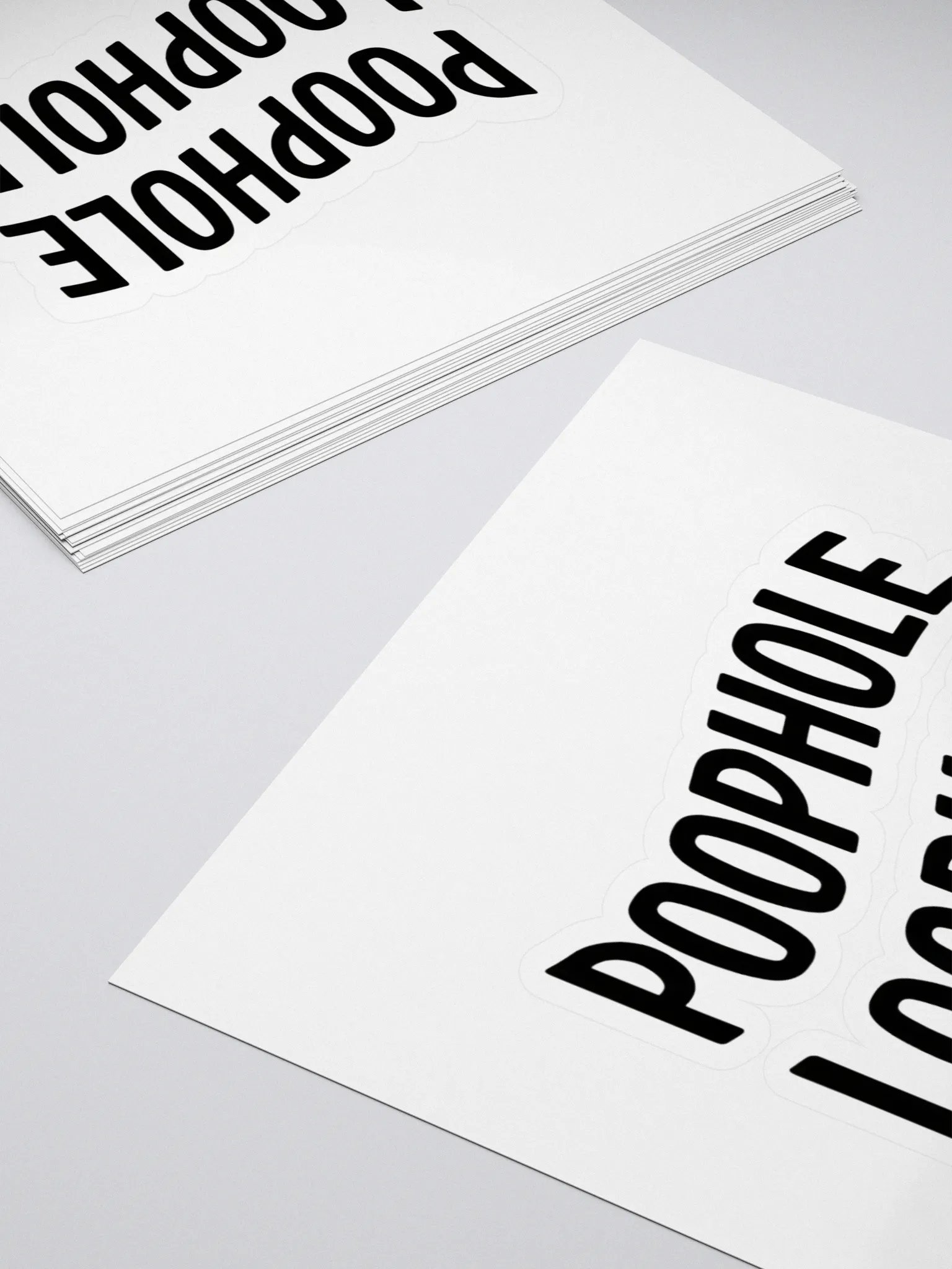 Poophole Loophole Sticker Set product image (4)