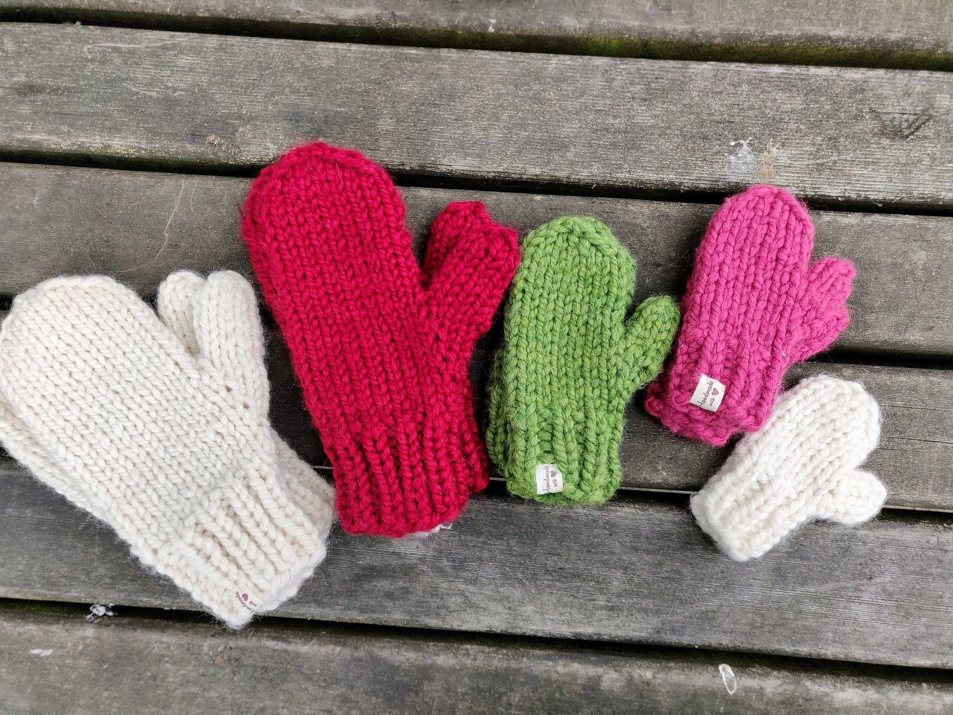 Bulky Knit Mittens Pattern Family Set product image (1)