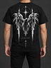 BLAVK NOCTURNE Angel Graphic T-Shirt — Black