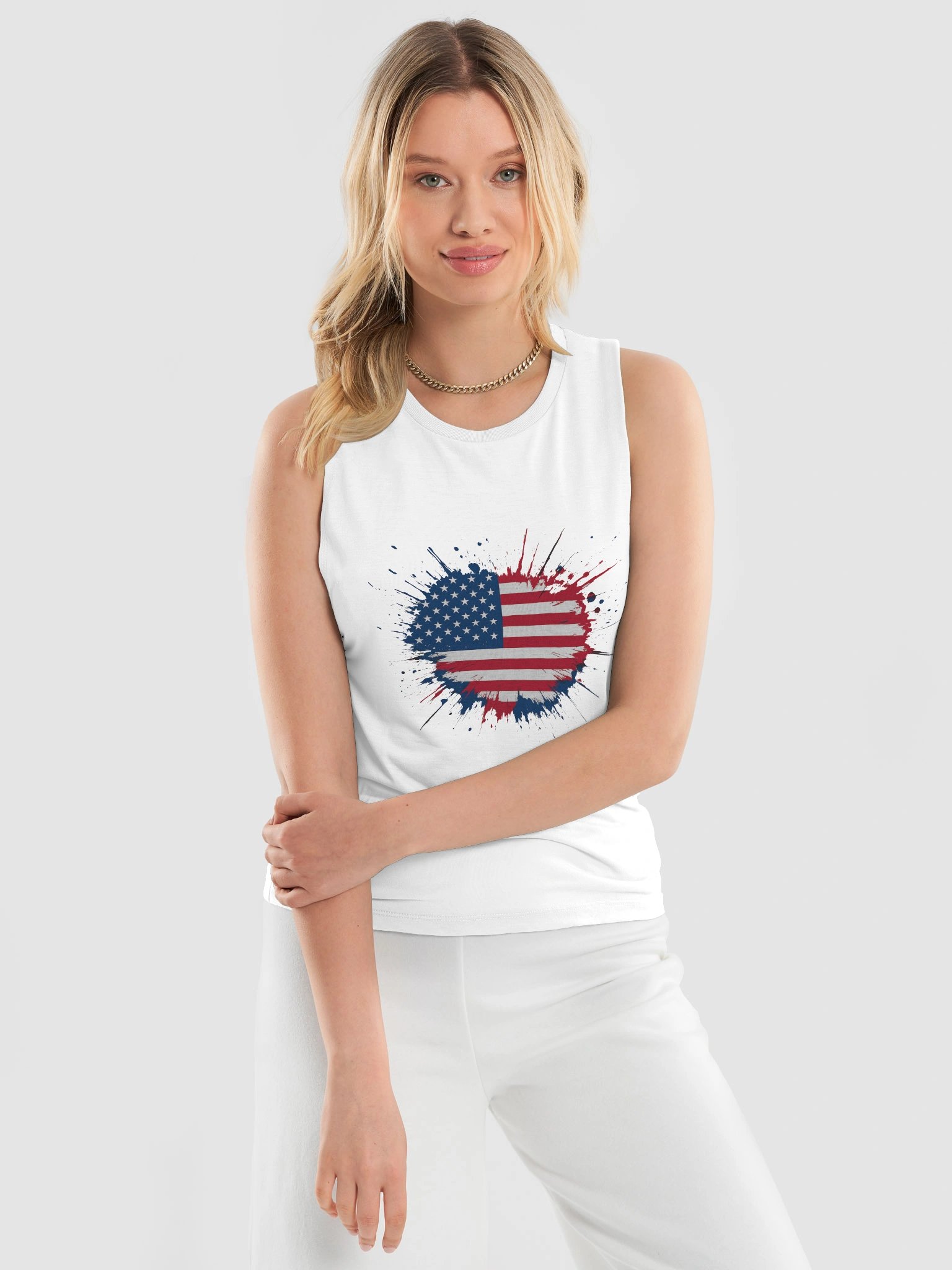 Freedom Splatter Women's Tank product image (3)