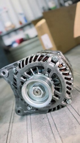 Necessary upgrades for any Barra powered FG running bigger pumps and other accessories. 

This Jaylec Black Series alternator...