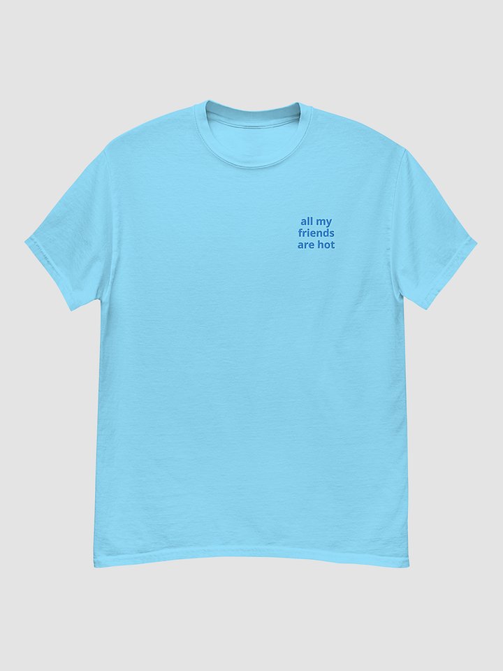 Hot Friends Blue Embroidered T-Shirt product image (2)
