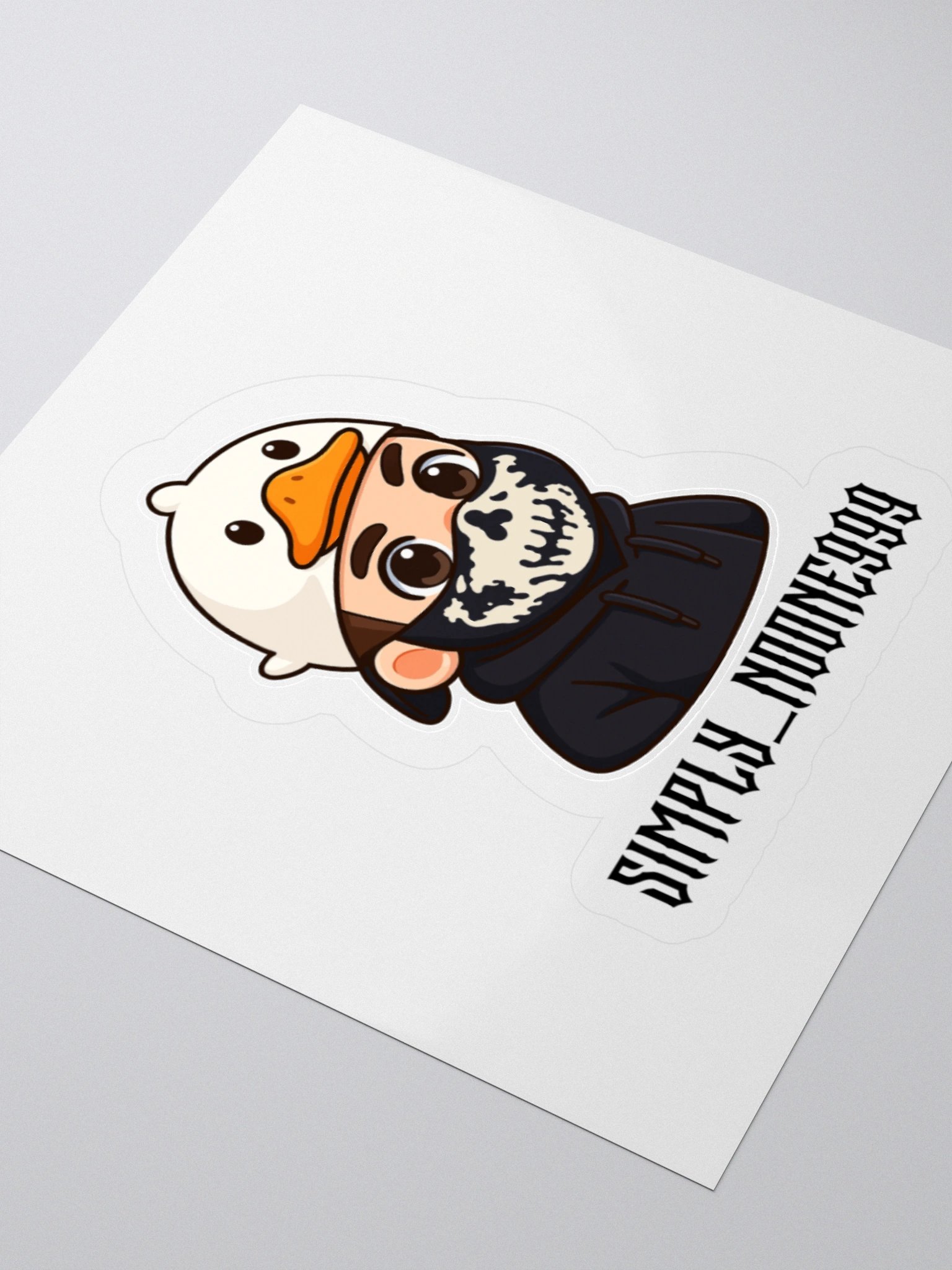 Goose Ghost Sticker product image (8)