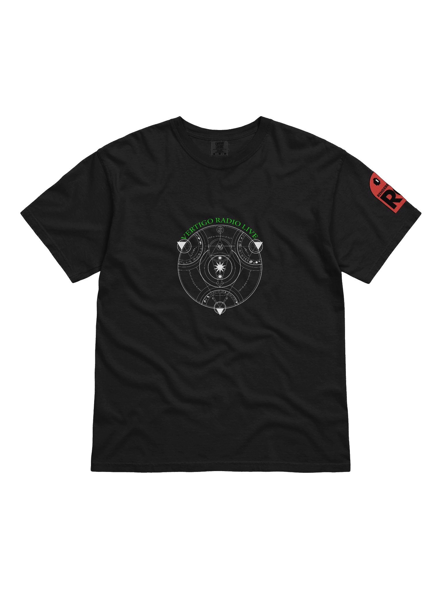 Vertigo Radio Live T-Shirt: Vector Green product image (10)