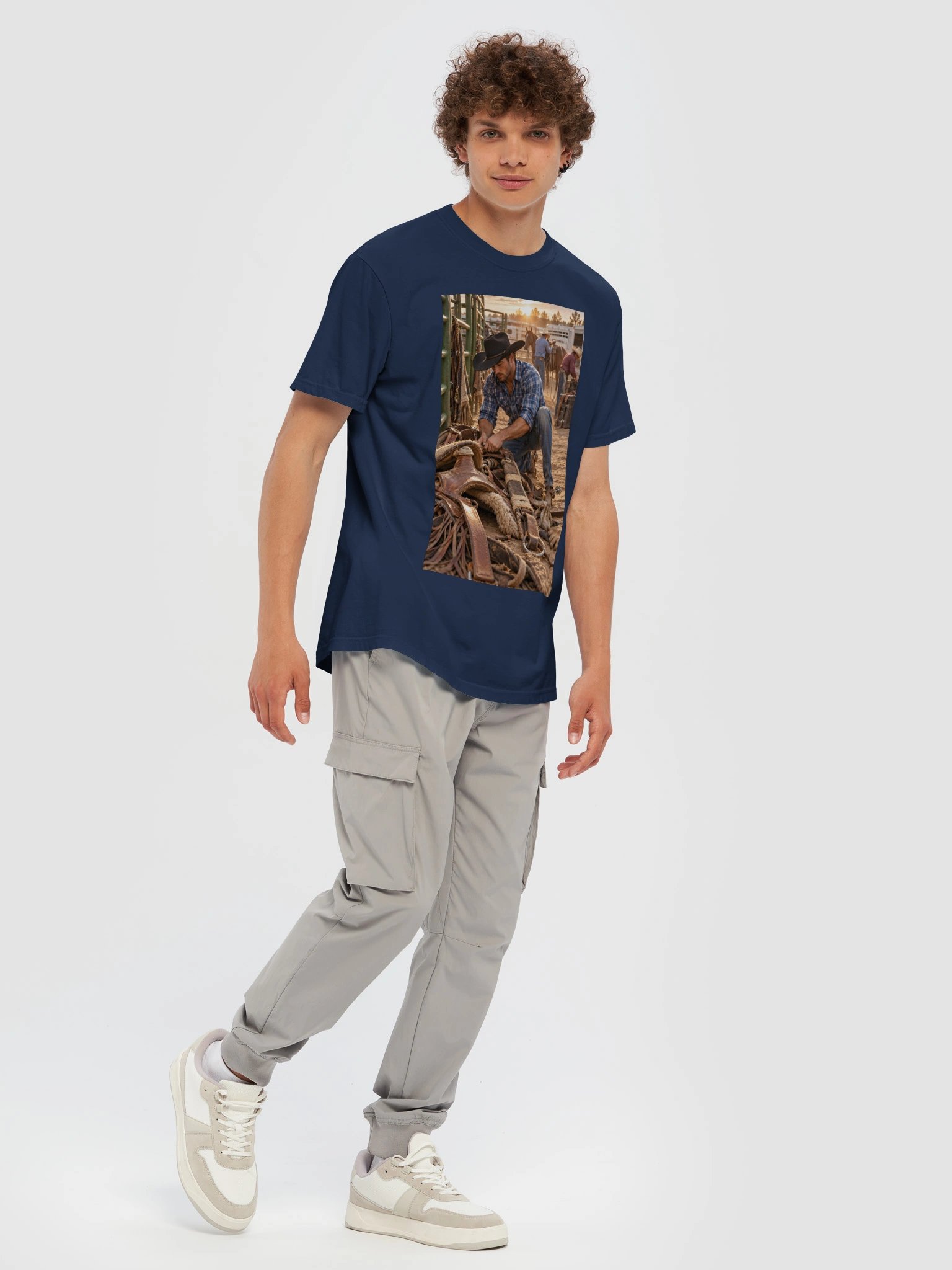 Saddle Bronc Rigged & Ready T-Shirt | ROUGHSTOCK RODEO™ product image (27)