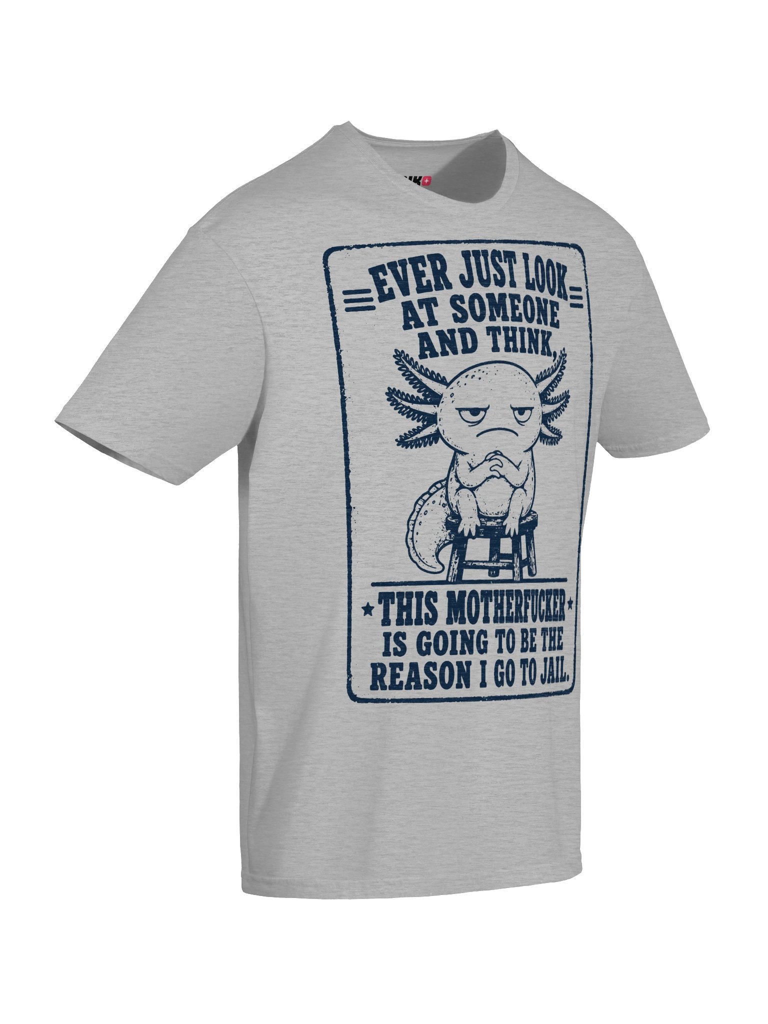 Reason I Go To Jail Funny Axolotl T-Shirt product image (33)