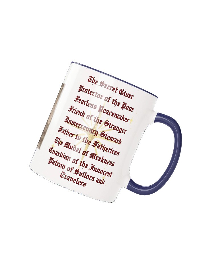 Saint Nicholas Ceramic Mug with Color Inside product image (2)