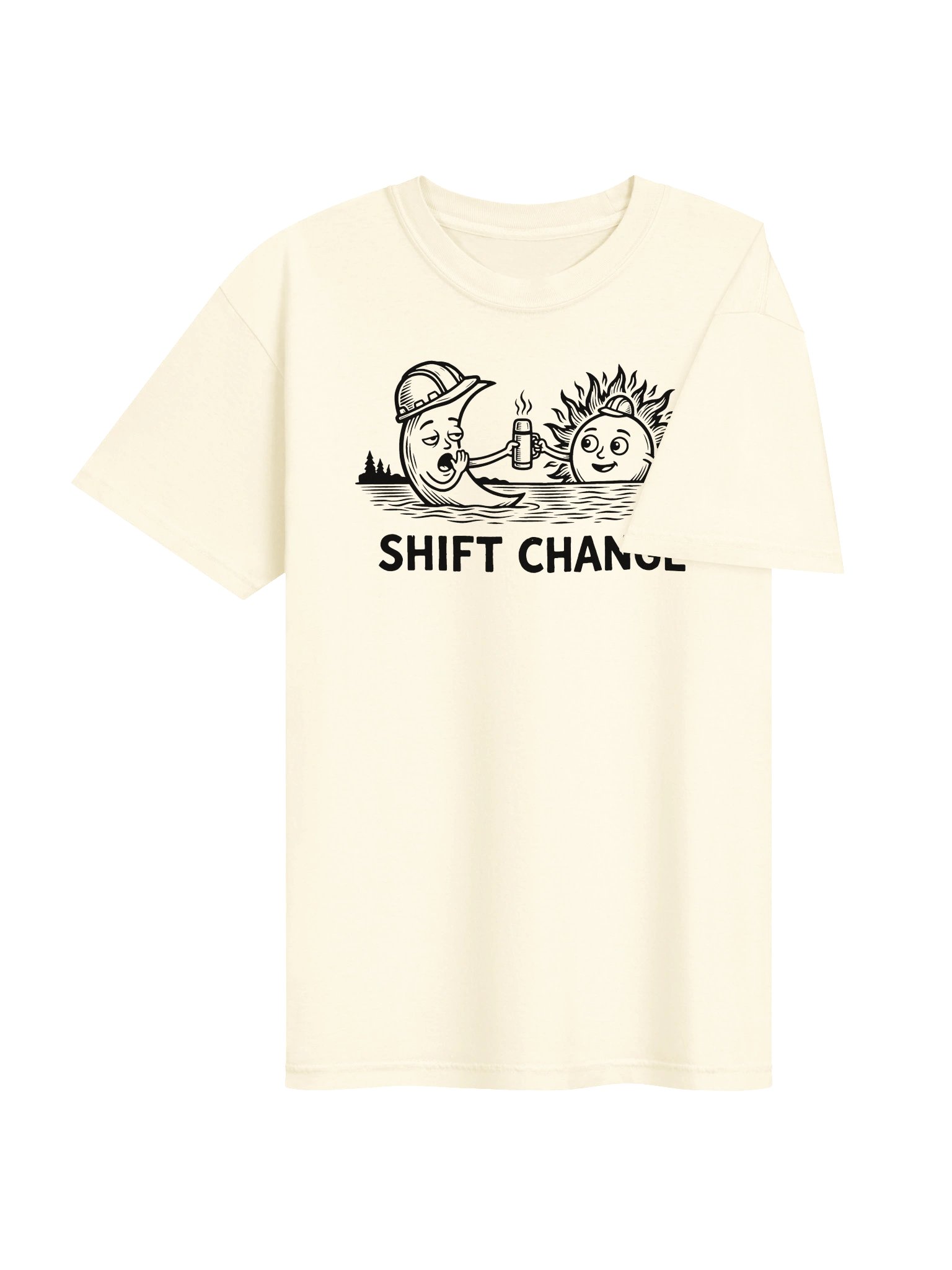 Shift Change Sun and Moon Tee product image (8)