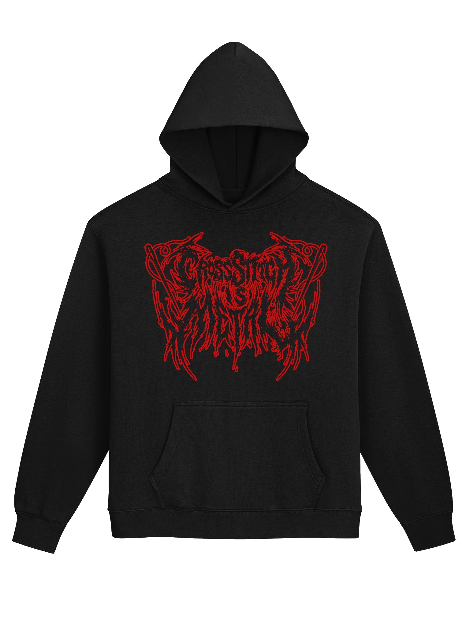 Cross Stitch Is Metal Baggy Hoodie (Limited Edition) product image (1)