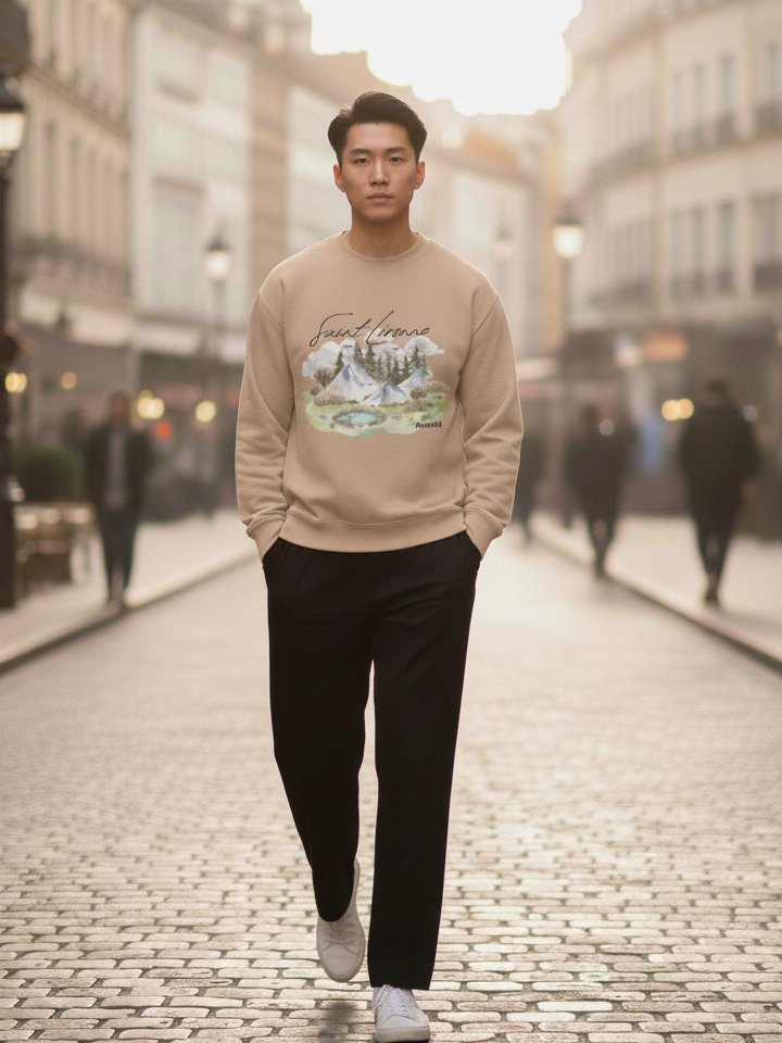 Serene Nature Watercolor Sweatshirt product image (2)