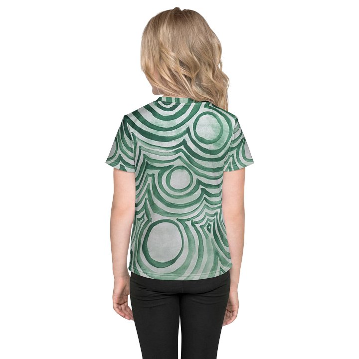 "Green Swirl" Kid's Tee product image (2)