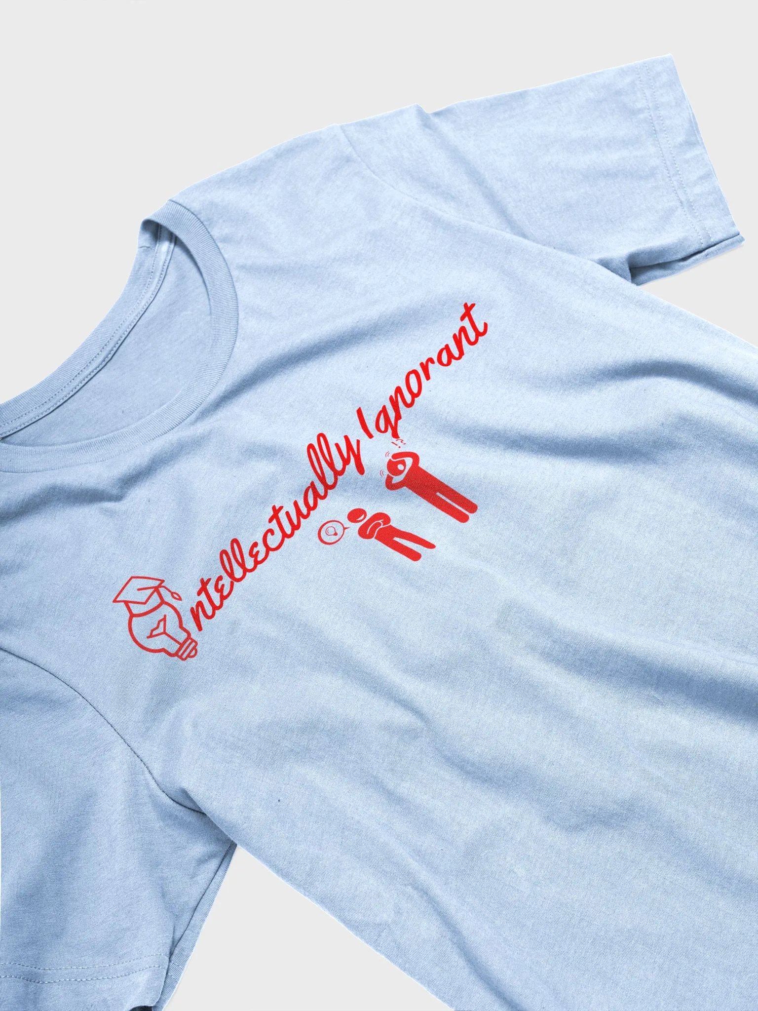 Intellectually Ignorant ( Red Logo) Super Soft tee product image (8)
