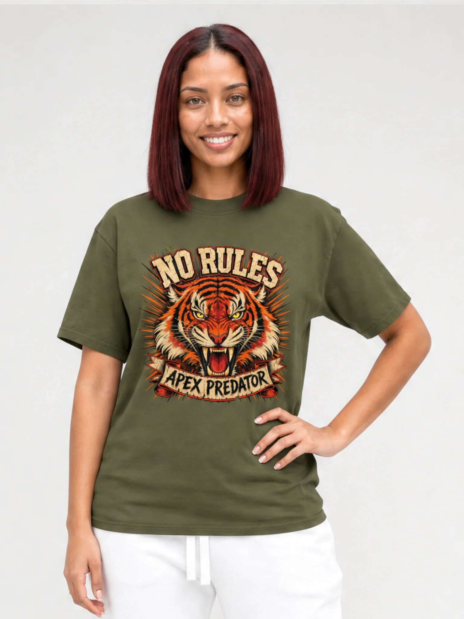 No Rules Apex Predator Tiger Graphic T-Shirt product image (2)